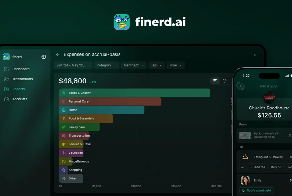 FRACTAL інвестує $1 млн у finerd.ai: ШІ для особистих фінансів