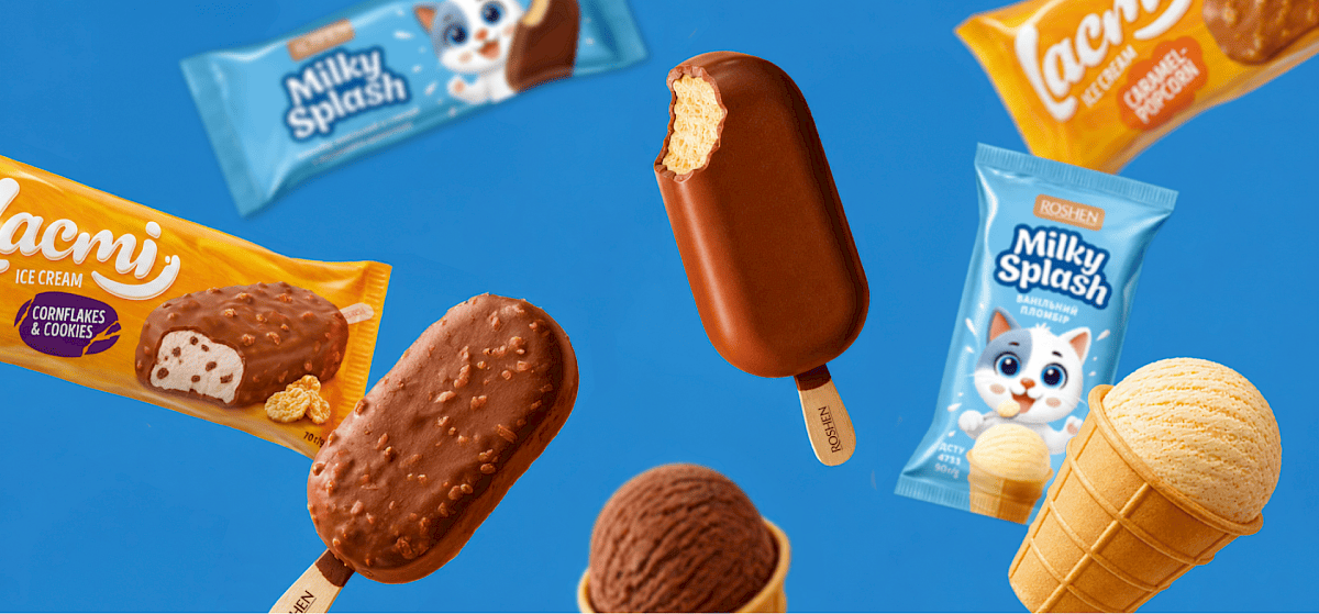 Roshen морозиво 2026: 6 смаків, ціни та стратегія виходу на ринок