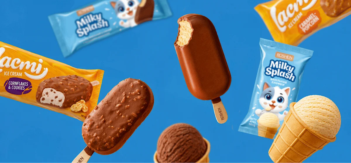 Roshen морозиво 2026: 6 смаків, ціни та стратегія виходу на ринок