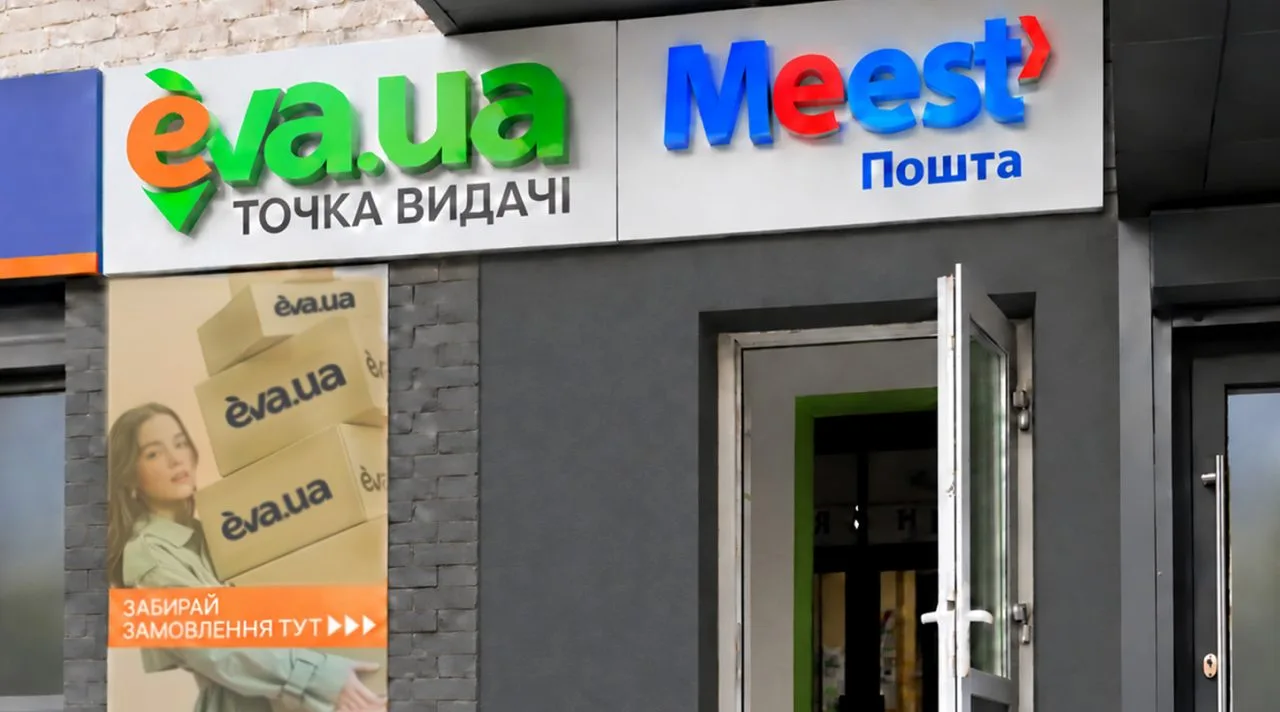 EVA та Meest: новий формат магазину-пошти у Києві 2026