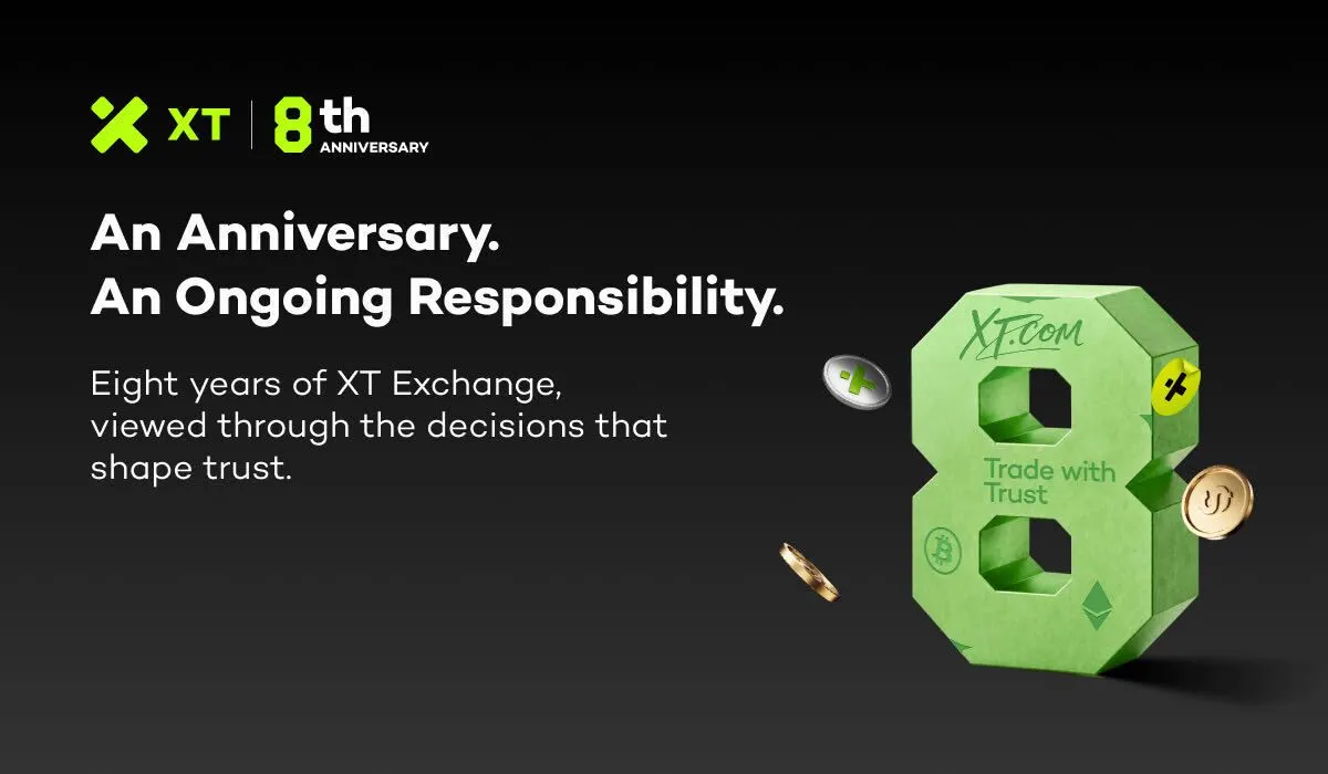 XT Exchange: 8 років довіри та інновацій у світі криптоактивів