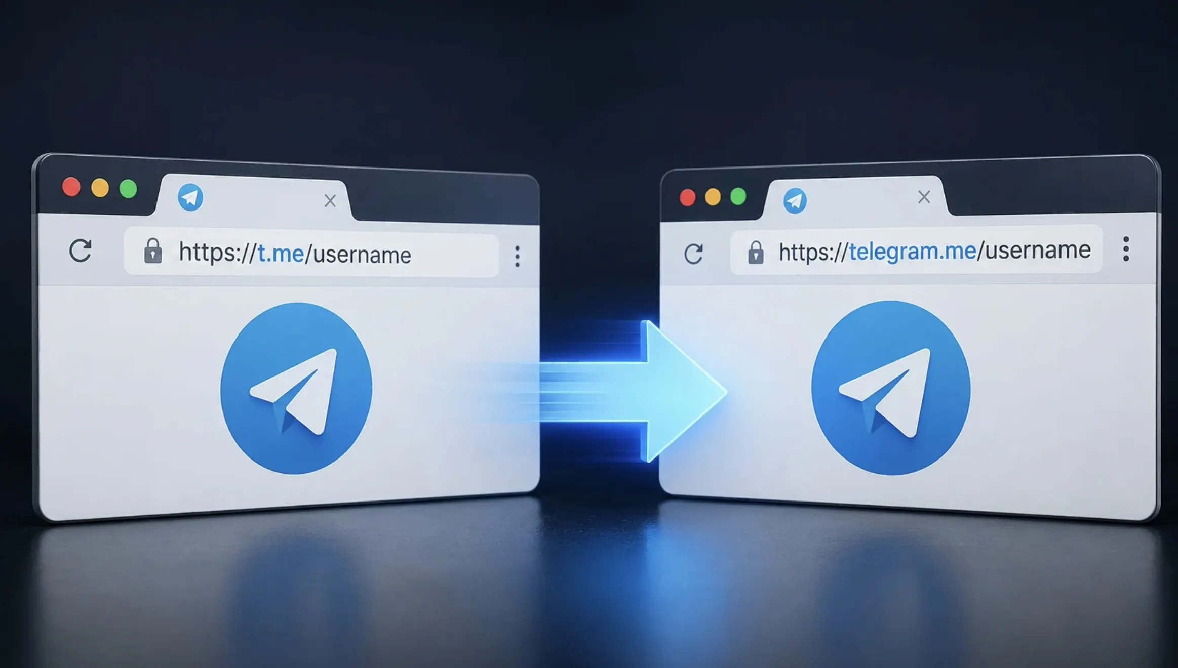 Блокування t.me: Telegram відновив роботу через telegram.me